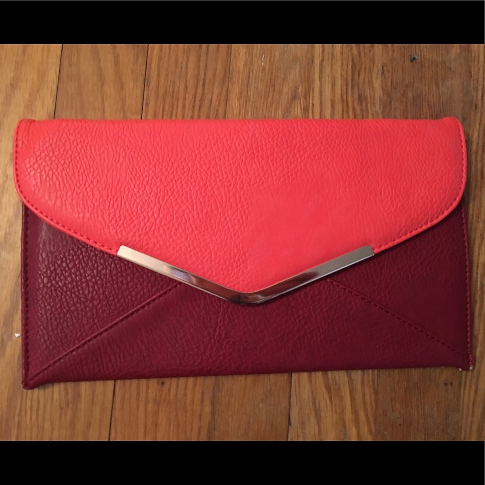 Hot Faux Leather Envelope Purse